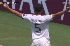 皇马1-0领先！贝林厄姆左脚远射破门！