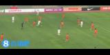 U22國足0-1落后越南，阮國越半轉(zhuǎn)身鏟射破門