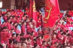 国足主场赛前高燃播放《我是如此相信》点燃现场氛围