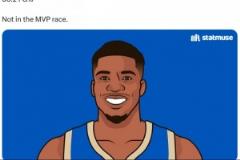 字母哥赛季数据亮眼，美媒分析他为何未能争夺MVP