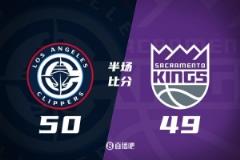 小卡关键中投助力快船半场反超国王！哈登高效输出
