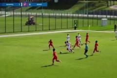 U15國(guó)足0-2落后！白俄羅斯一條龍?jiān)禳c(diǎn)+點(diǎn)射破門