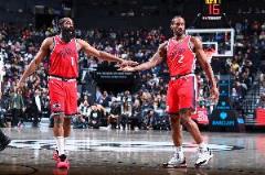 哈登：小卡表现太惊人，我靠！39分15篮板19助攻！