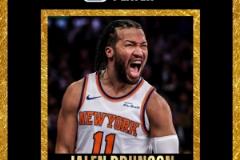 NBA官方公布：布伦森当选本赛季最佳关键球员