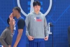 杨瀚森NBA选秀联合试训三分球25中14 罚球10中7
