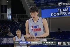 杨瀚森第二战集锦！仅出战13分钟，收获11分6板6助1帽