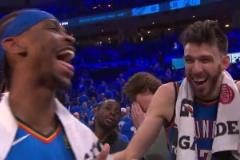 殺入西決！切特賽后吹爆SGA：你知道這是誰嗎？MVP！