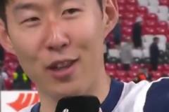 孙兴慜赛后采访对凯恩说：凯恩！我们也赢了！