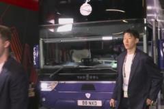 欧联决赛无缘首发！孙兴慜西装革履帅气抵达球场！