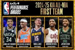 NBA官方公布最佳一阵，字母哥回应：我在照片里很可爱