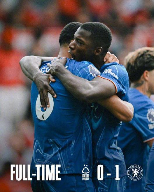 切尔西1-0诺丁汉森林欧冠出线，科尔维尔破门助球队锁定胜局
